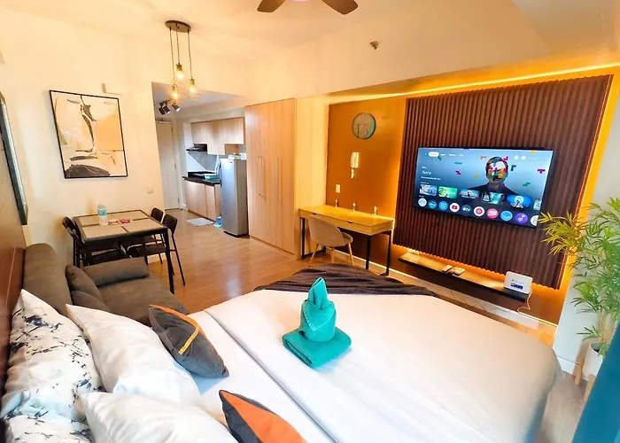 1203bt3 Solinea Unit Queen Bed Ayala Center Apartamento Cebú